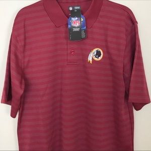 NWT Washington Redskins polo size Large